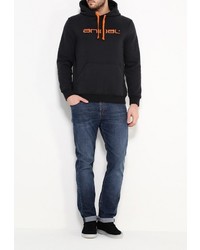 Мужской черный худи от Animal