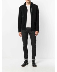 Мужской черный худи от Stone Island Shadow Project