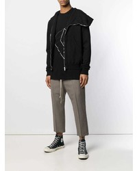 Мужской черный худи от Rick Owens DRKSHDW