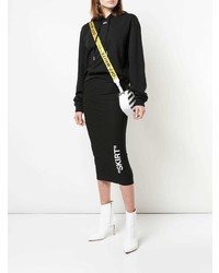 Женский черный худи от Off-White
