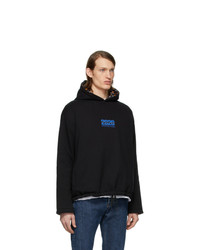 Мужской черный худи от Martine Rose