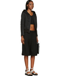 Женский черный худи от Helmut Lang