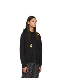 Мужской черный худи от Fendi