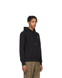 Мужской черный худи от Carne Bollente