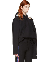 Женский черный худи от Vetements