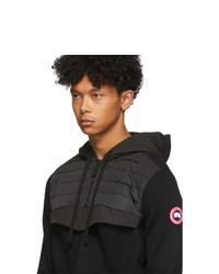 Мужской черный худи от Canada Goose