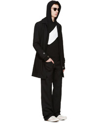 Мужской черный худи от Maison Margiela