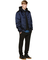 Мужской черный худи от Acne Studios