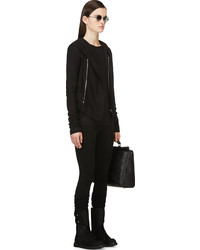 Женский черный худи от Rick Owens