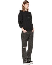 Женский черный худи от Opening Ceremony