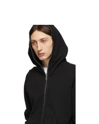 Мужской черный худи от Rick Owens DRKSHDW