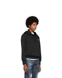 Мужской черный худи от Comme Des Garcons Play