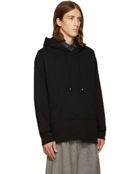 Мужской черный худи от Facetasm