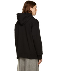 Мужской черный худи от Facetasm