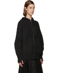 Женский черный худи от Sacai