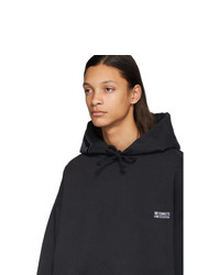 Мужской черный худи от Vetements