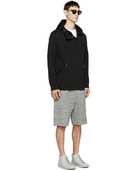 Мужской черный худи от Helmut Lang