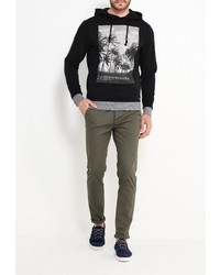 Мужской черный худи от BLEND