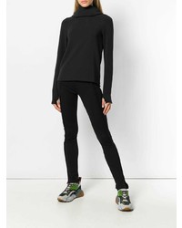 Женский черный худи от Paco Rabanne