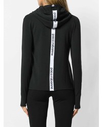 Женский черный худи от Paco Rabanne
