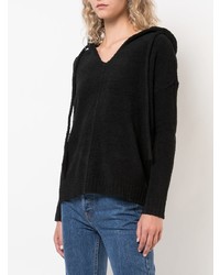 Женский черный худи от ATM Anthony Thomas Melillo