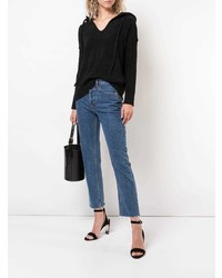 Женский черный худи от ATM Anthony Thomas Melillo