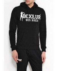 Мужской черный худи от Boxeur Des Rues