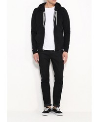 Мужской черный худи от Brave Soul