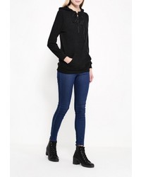 Женский черный худи от Bright Girl