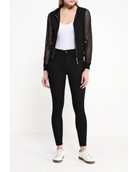 Женский черный худи от Bright Girl