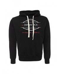 Мужской черный худи от Bruebeck