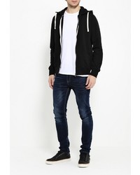 Мужской черный худи от Celio