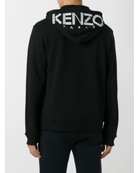 Мужской черный худи от Kenzo