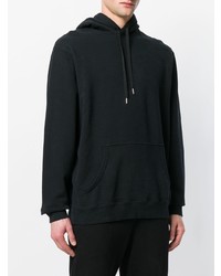 Мужской черный худи от Sunspel