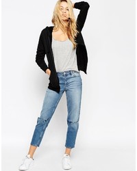 Женский черный худи от Asos