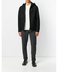 Мужской черный худи от Lanvin