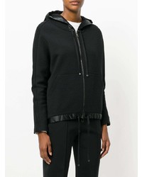 Женский черный худи от Moncler