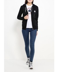 Женский черный худи от Converse