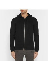 Мужской черный худи от Balmain