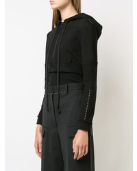 Женский черный худи от Vera Wang