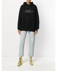 Женский черный худи от Sacai