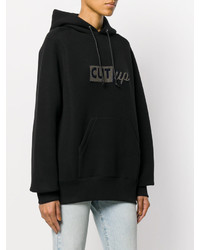 Женский черный худи от Sacai