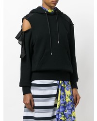 Женский черный худи от Sacai