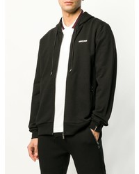 Мужской черный худи от Roberto Cavalli