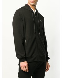 Мужской черный худи от Roberto Cavalli