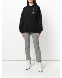Женский черный худи от McQ Alexander McQueen