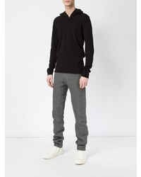 Мужской черный худи от Label Under Construction