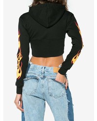 Женский черный худи от Palm Angels