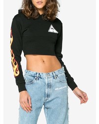 Женский черный худи от Palm Angels