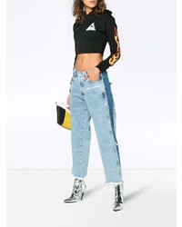 Женский черный худи от Palm Angels